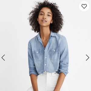 Madewell classic ex boyfriend shirt